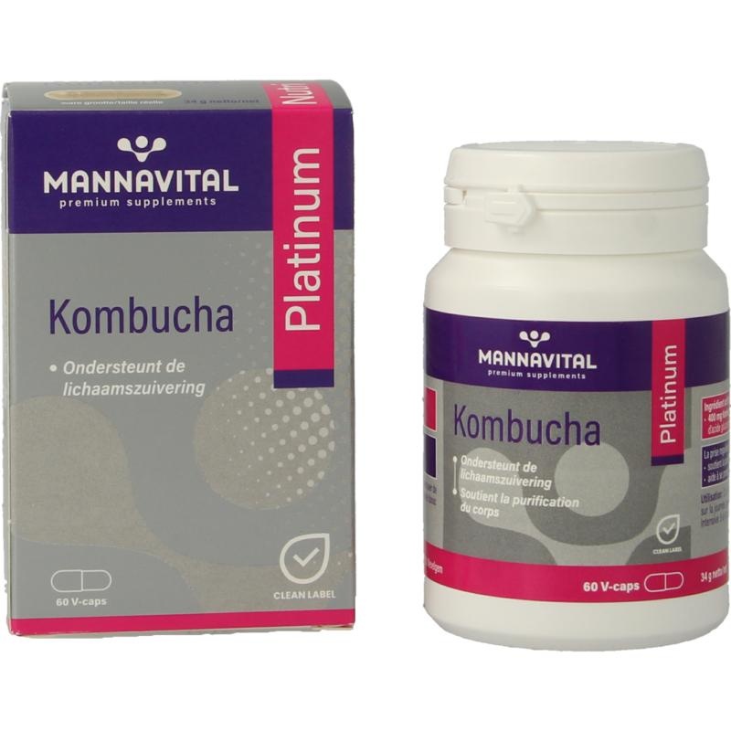 Mannavital Kombucha Platin (60 Caps)