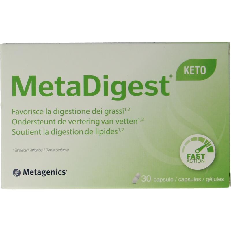 Metagenics Metadigest Keto (30 Caps)