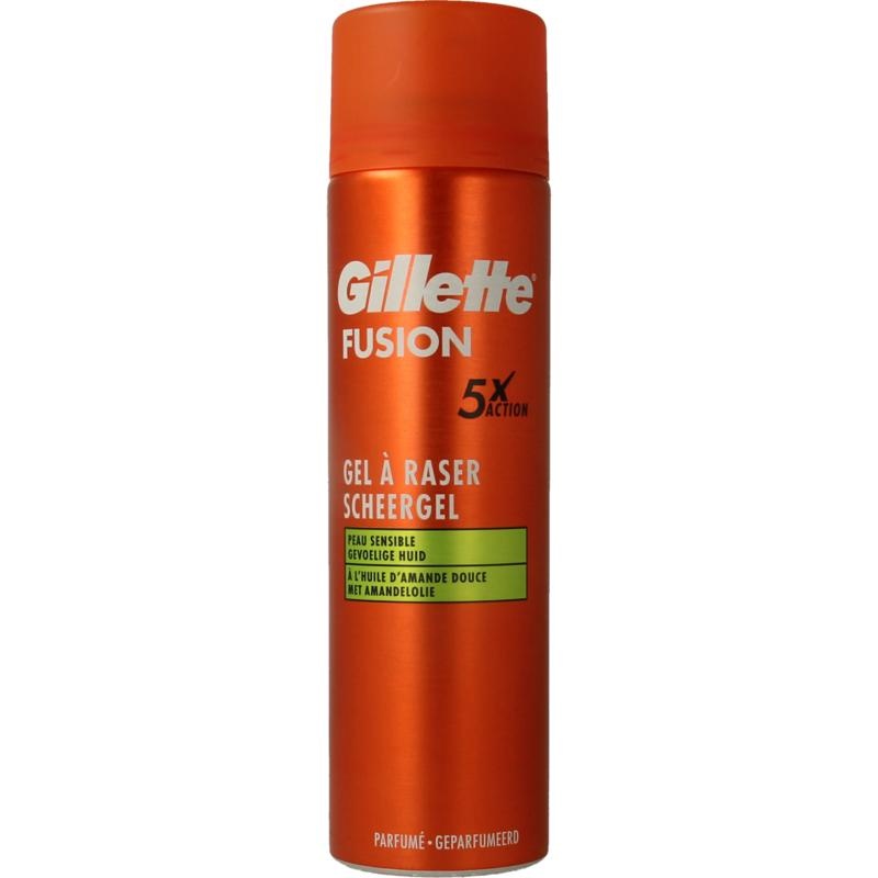 Gillette Fusion Rasiergel sensitiv (200 Ml)