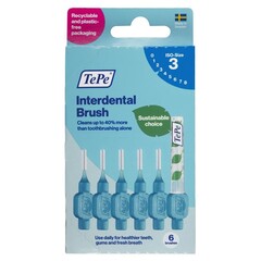 Tepe Interdentalbürsten original blau 0,6mm Größe 3 (6 Stück)