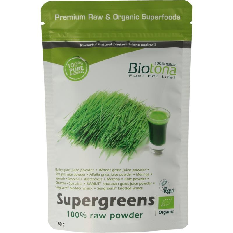 Biotona Biotona Supergreens raw powder bio