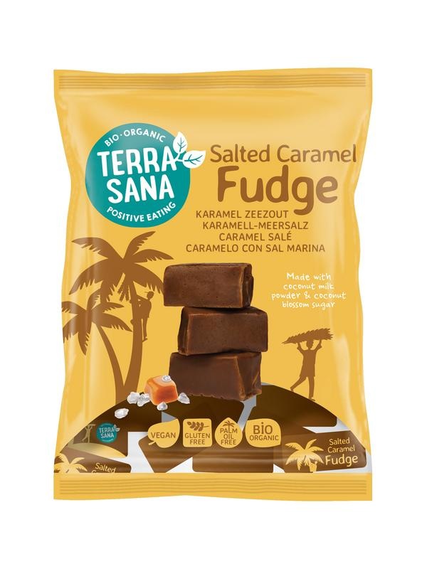 Terrasana Terrasana Fudge Karamell Meersalz Bio (150 Gramm)
