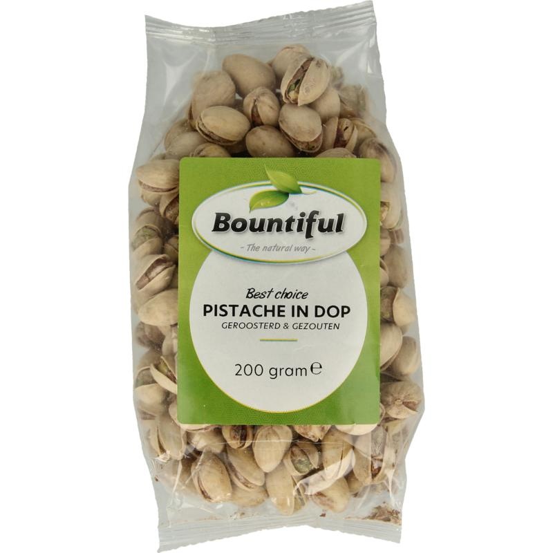 Bountiful Reichlich geröstete und gesalzene Pistazien in der Schale (200 Gramm)