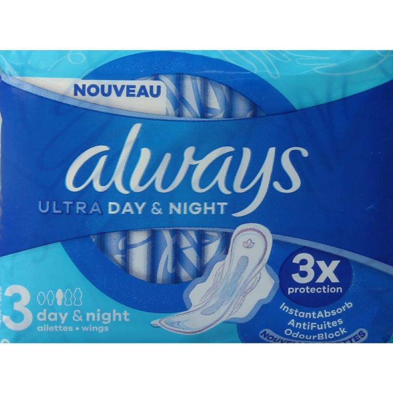 Always Always Damenbinden Ultra Day & Night (10 Stück)