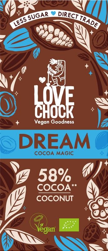 Lovechock Lovechock Dream Kokosnuss Bio (70 Gramm)