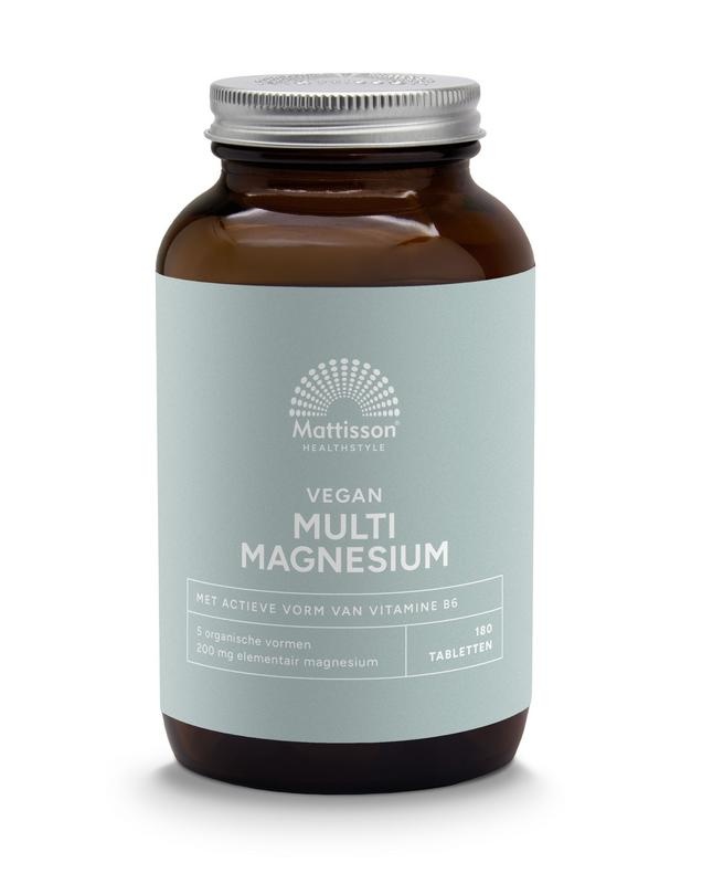 Mattisson Mattisson Multi-Magnesium-Komplex 200 mg vegan (180 Tab)