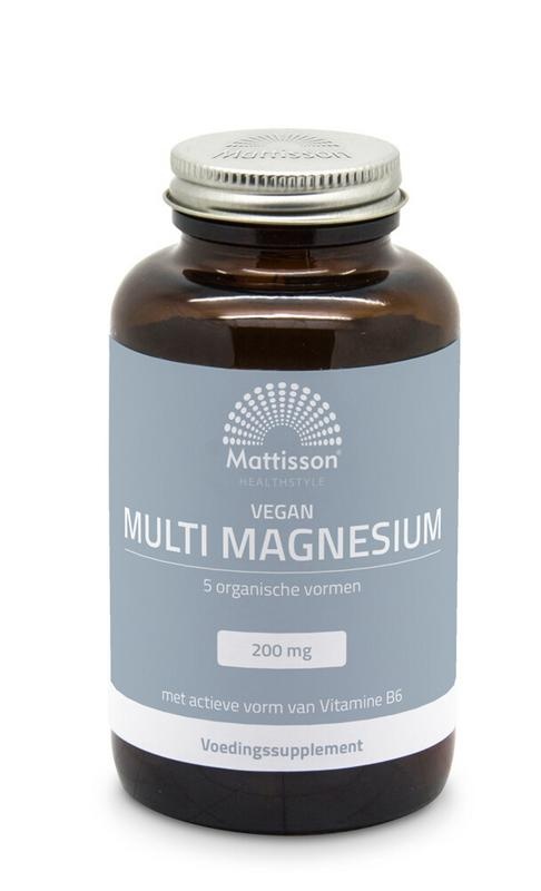 Mattisson Mattisson Multi Magnesiumkomplex 200 mg Vegan (90 Tab)