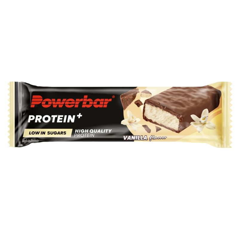 Powerbar Powerbar Protein+ Riegel mit niedrigem Zuckergehalt, Vanille (35 Gramm)