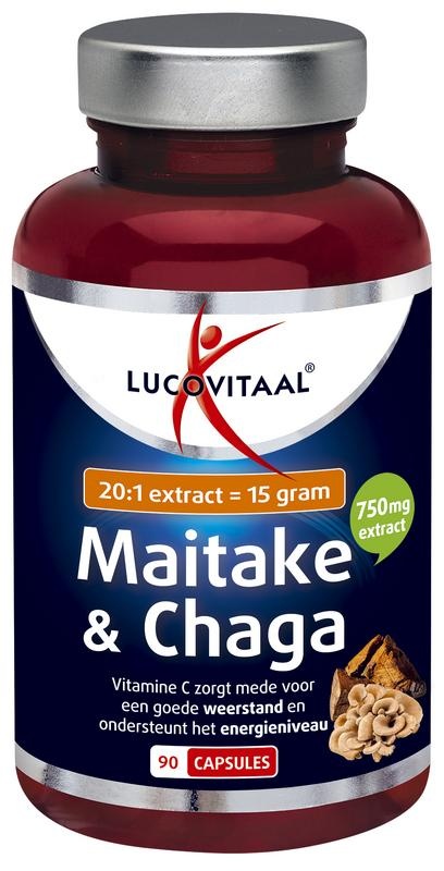 Lucovitaal Lucovitaal Maitake & Chaga (90 Caps)