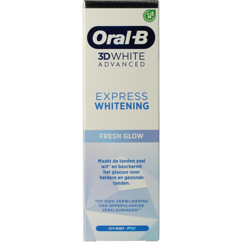 Oral B Oral B 3D White Advanced Express Fresh Whitening Zahnpasta (75 Ml)
