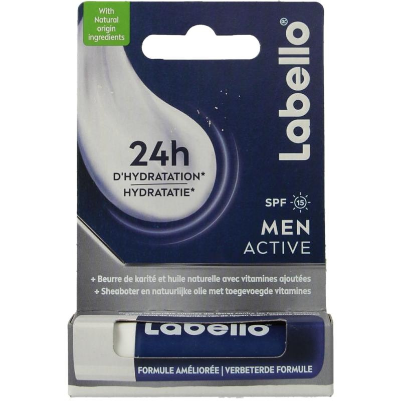 Labello Labello Men Active Blister SPF15 (4,8 Gramm)