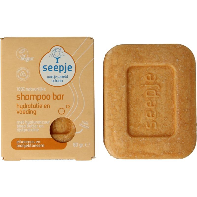 Seepje Seepje Shampoo Bar Eichenmoos und Orangenblüte (80 Gramm)