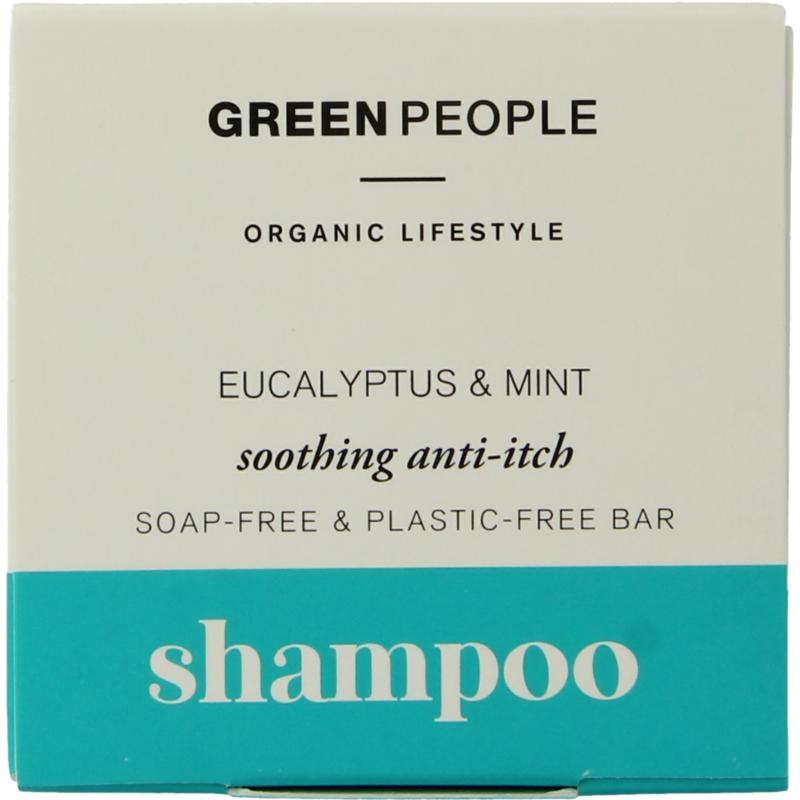Green People Shampoo-Riegel Eukalyptus & Minze (50 Gramm)