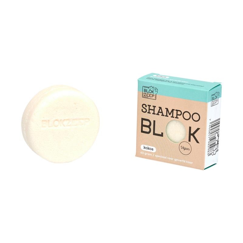 Blokzeep Blockseife Shampoo-Riegel Kokosnuss (60 Gramm)