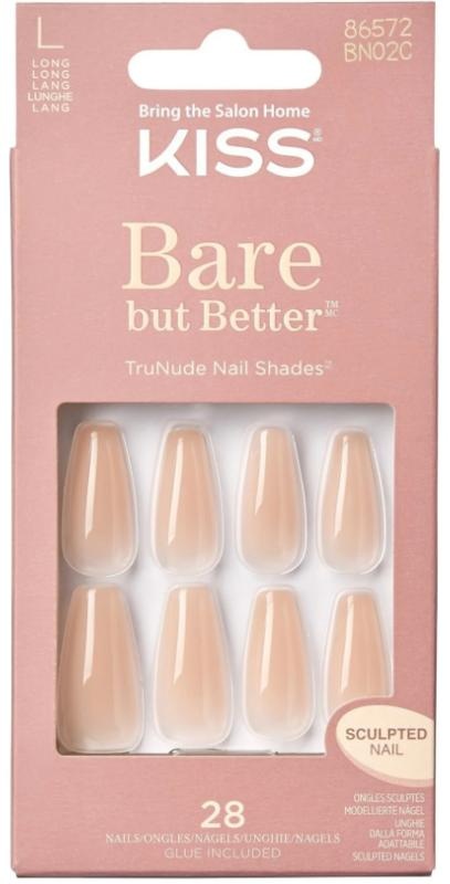 Kiss Kiss Bare but better Nails Nacktdrama (1 Set)