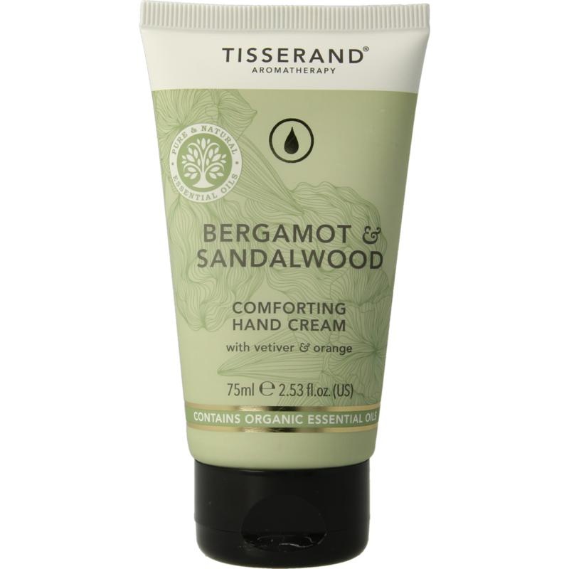 Tisserand Tisserand HandCreme Bergamotte & Sandelholz (75 Ml)