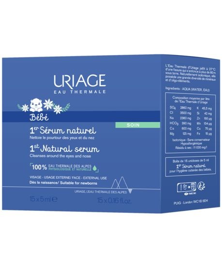 Uriage Bebe 1er Serum natürliche Einzeldosis (15 Ml)