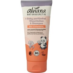 Alviana Baby Waschlotion und Shampoo (200 Ml)