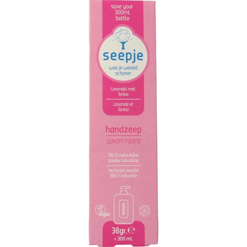 Seepje Seepje Handseife Lavendel & Tonka Nachfüllung (38 Gramm)