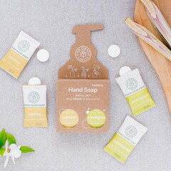 The Green Lab Co Handseifen-Nachfüllset Lemongrass & Jasmine (4-teilig)