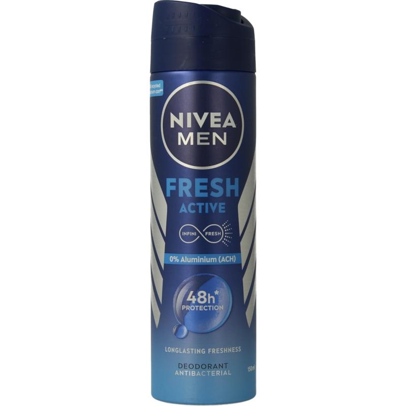 Nivea Nivea Men Deodorant Spray Fresh Active (150 Ml)