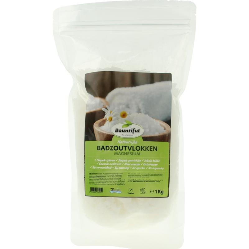 Bountiful Reichhaltige Magnesium-Badesalzflocken (1000 Gramm)