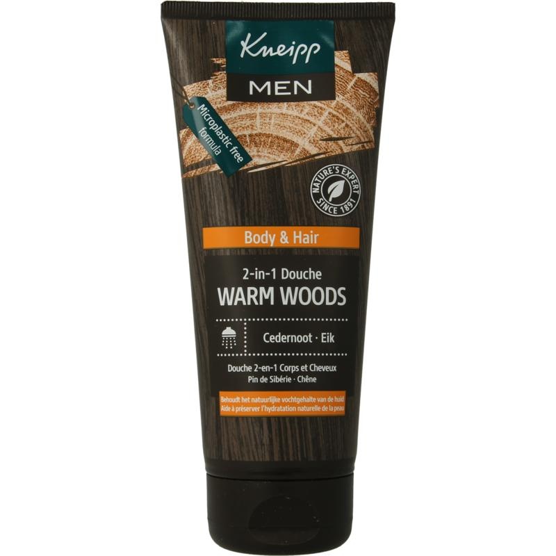 Kneipp Men Körper & Haar 2-in-1-Dusche warme Hölzer (200 Ml)