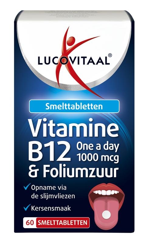Lucovitaal Lucovitaal B12 & Folsäure Schmelztabette (60 Tab)