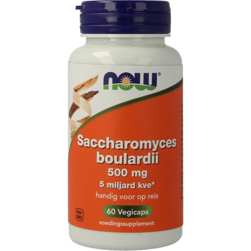 NOW Saccaromyces boulardii 500 mg (60 VCaps)