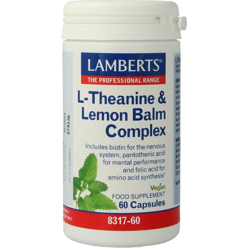 Lamberts Lamberts L-Theanin- und Zitronenmelissenkomplex (60 Caps)