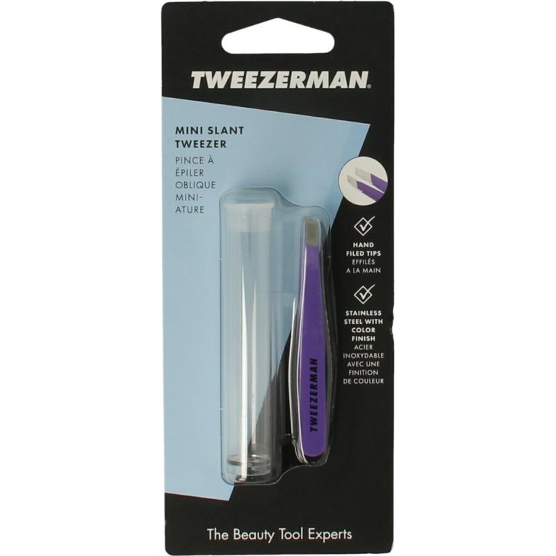 Tweezerman Tweezerman Mini-Schrägpinzette Blooming Lilac (1 Stück)
