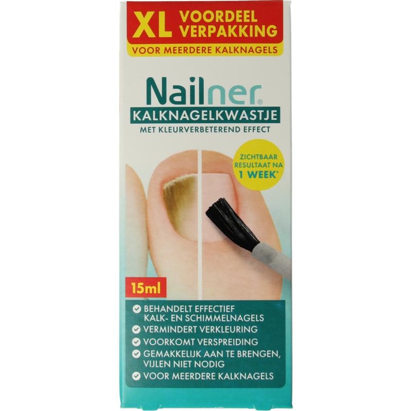 Nailner Nailner Limetten-Nagelbürste 2in1 XL (15 Ml)