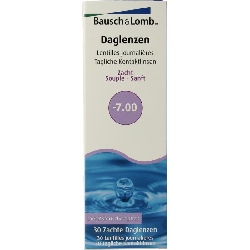 Bausch & Lomb Tageslinsen -7,00 (30 Stück)