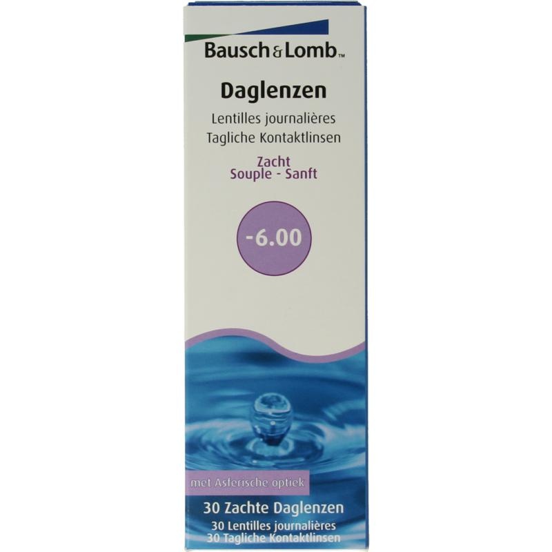 Bausch & Lomb Bausch & Lomb Tageslinsen -6,00 (30 Stück)