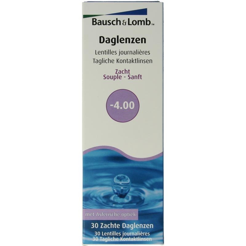 Bausch & Lomb Bausch & Lomb Tageslinsen -4,00 (30 Stück)