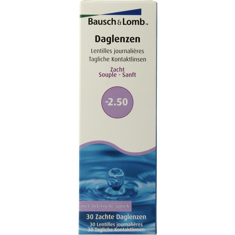 Bausch & Lomb Bausch & Lomb Tageslinsen -2,50 (30 Stück)