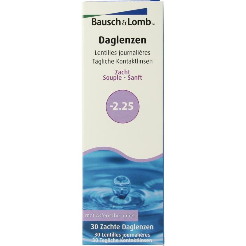 Bausch & Lomb Bausch & Lomb Tageslinsen -2,25 (30 Stück)