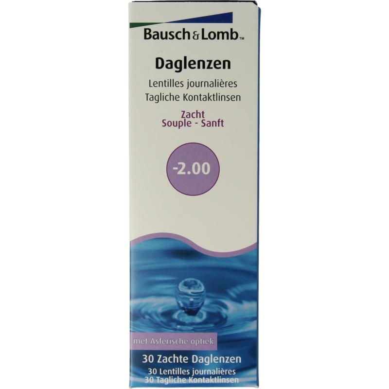 Bausch & Lomb Tageslinsen -2,00 (30 Stück)