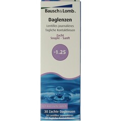 Bausch & Lomb Tageslinsen -1,25 (30 Stück)