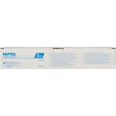 Nipro Injektionsspritze 2-teilig zentrisch 2Ml (100 Stück)