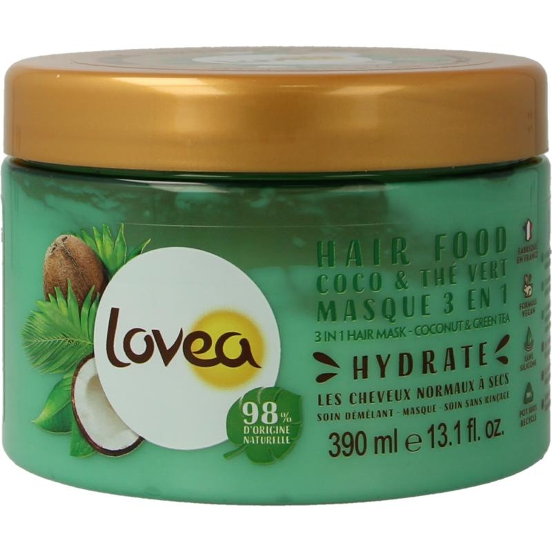 Lovea Lovea 3-in-1 Haarmaske Kokos & grüner Tee (390 Ml)