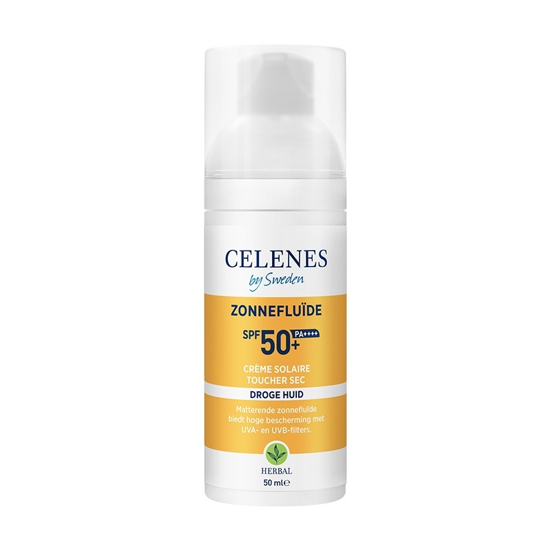 Celenes Herbal Dry Touch Sonnenschutzflüssigkeit SPF50 (50 Ml)