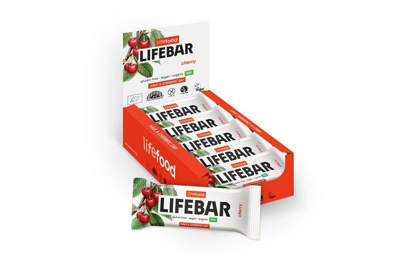 Lifefood Lifefood Lifebar Kirschen Bio roh (40 Gramm)