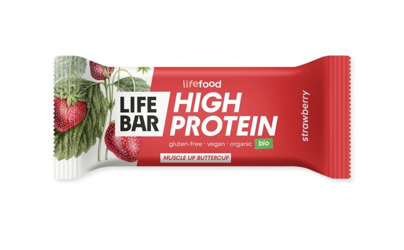Lifefood Lifefood Lifebar Protein Erdbeere Bio (40 Gramm)