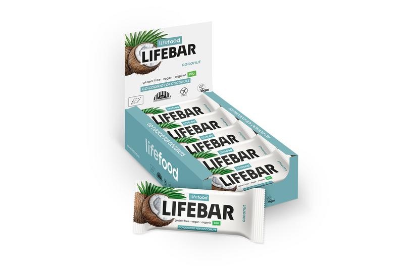 Lifefood Lifebar Kokosnuss Bio (40 Gramm)