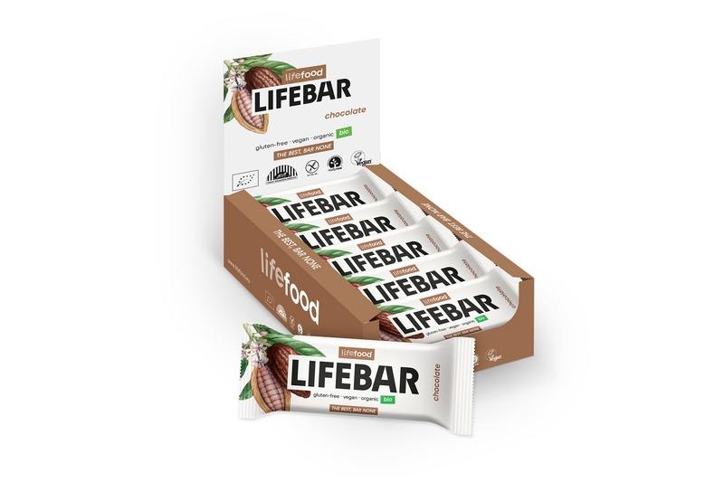Lifefood Lifefood Lifebar Schokolade Bio roh (40 Gramm)