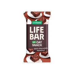 Lifefood Lifebar Hafersnack dunkle Schokolade Haselnuss Bio (40 Gramm)