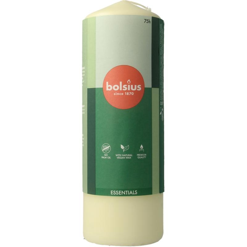 Bolsius Bolsius Stumpenkerze 200/68 Soft Pearl (1 Stück)