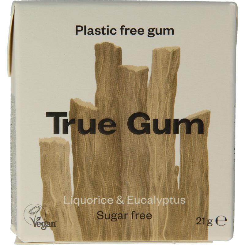 True Gum True Gum Lakritze Eukalyptus (21 Gramm)