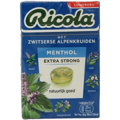 Ricola Menthol extra stark zuckerfrei (50 Gramm)
